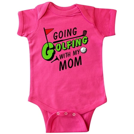 

Inktastic Going Golfing with my Mom- kids golf Gift Baby Boy or Baby Girl Bodysuit