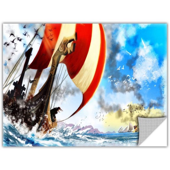ArtApeelz Luis Peres "Old Times 3" Removable Wall Art Graphic