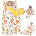 thumbnail image 1 of Alfombrilla de siesta para niños pequeños Viviland con almohada y manta con lunares, 1 of 8