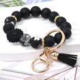 thumbnail image 6 of Soda Candy Silicone Beaded Keychain Wristlet Key Ring Bracelet Cute Car Key Chain Holder for Women, 6 of 6