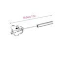 thumbnail image 3 of Clearance Egg Beater under $5 Stainless Semi Automatic Whisk Upgrade Kitchen Egg Beater Whisk Whisk For Cooking Egg Scrambler Hand Mixer Kitchen Hand Whisk For Baking Making ，12INCH, 3 of 9