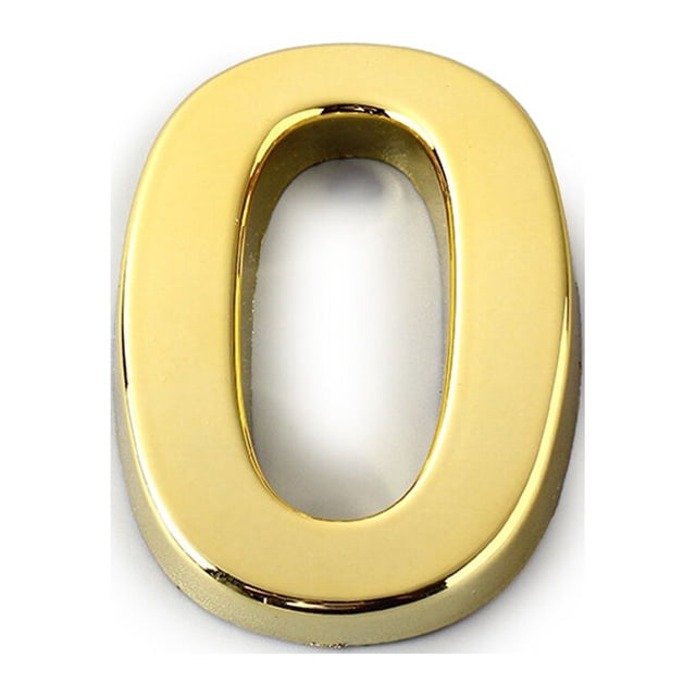 Guardoinrt 1/2/3/5 House Numbers for Outside Household Simple Style Exquisite Numerical Signs Number Mark Accessories Mark Marking Accessory Number 0 1 Pc