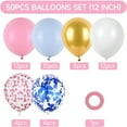 thumbnail image 1 of 12 Inch Multicolor Balloon Kit, Party Balloon With Confetti Balloons For Graduate Day Party Decor-KEEW, 1 of 4