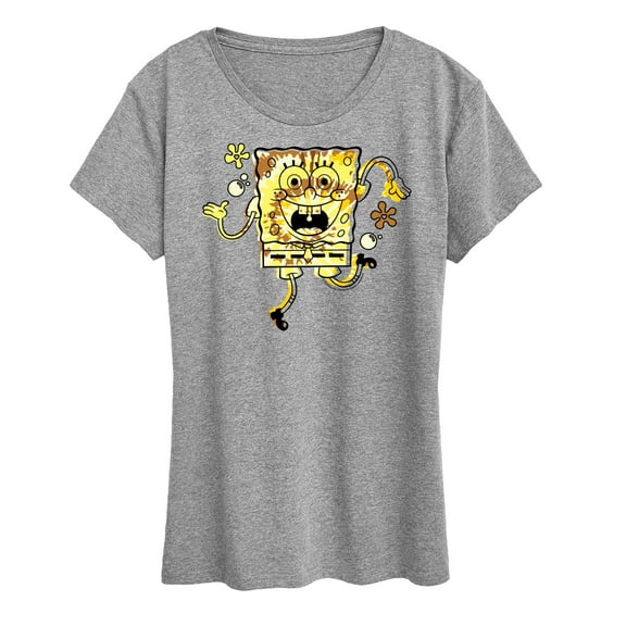 SpongeBob SquarePants - Tie Dye Spongebob - Women's Short Sleeve Graphic T-Shirt