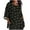 #Cute Heart Print-Black, variant on Women Oversized Patchwork Shirts 3/4 Sleeve Crewneck Cute Print Tops Summer Casual Elbow Length T-Shirts (2XL, Black)