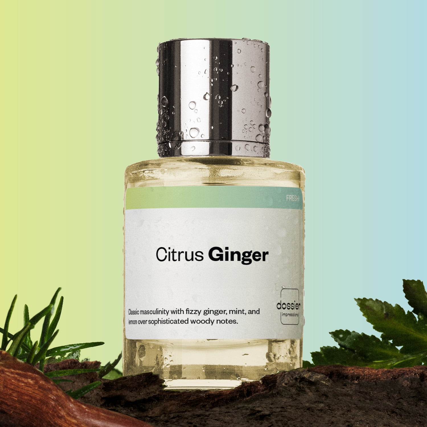 Dossier Citrus Ginger Eau de Parfum Inspired by Chanel's Bleu de Chanel 50ml