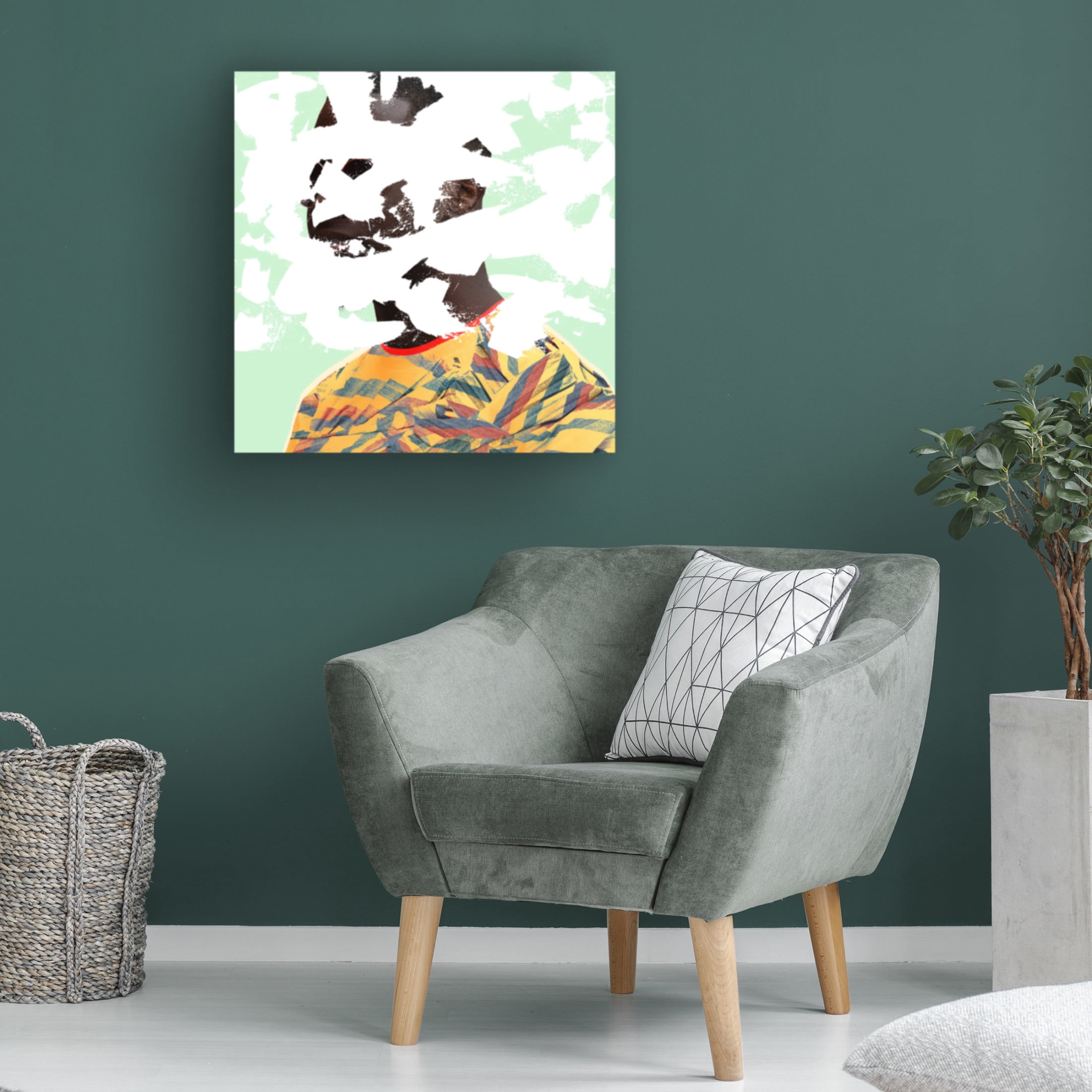 Canvas Wall Art - NUMA Art '206 Close Up Square' Wall Art for Living Room, Bedroom, or Office Décor by Trademark Fine Art - 14 x 14 Inches