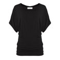 thumbnail image 2 of Free to Live 3 Pack Short Sleeve Casual Women's Dolman Tops, 2 of 7