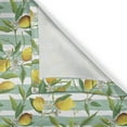 thumbnail image 4 of Ambesonne Art Grommet Curtain Single Panel, Blooming Lemon Tree, 50"x60", Fern Green Seafoam, 4 of 5