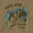 thumbnail image 2 of DC Comics T-Shirt No Powers Unisex Graphic Tee For Men & Women, 2 of 7