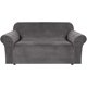 thumbnail image 1 of Super soft velvet velvet home sofa cover, solid color all inclusive, elastic fabric sofa cover, enhancing home style (double gray), 1 of 5