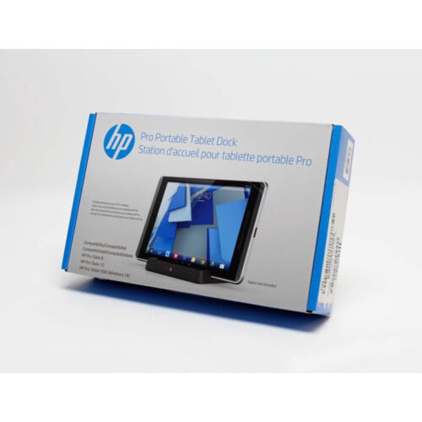 hp pro portable dock docking station 10mb lan us for pro slate