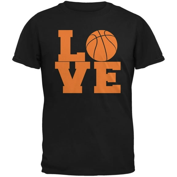 Old Glory Mens Basketball Love Short Sleeve Graphic T Shirt