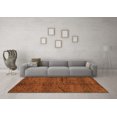 thumbnail image 3 of Ahgly Company Indoor Square Oriental Orange Modern Area Rugs, 7' Square, 3 of 4