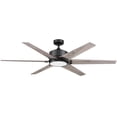 thumbnail image 1 of Honeywell Talbert Ceiling Fan, Color Changing LED and Remote, 62", Matte Black, 1 of 10