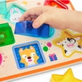 thumbnail image 5 of Battat Puzzle Pals Duo Wooden Colors, Shapes, and Feelings Puzzles Set for 18 Months +, 5 of 10