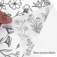 thumbnail image 2 of Vett 2 Sheets Embroidery Patterns Stabilizers Water Soluble Fabric Backing Embroidery Floral Patterns Stencils, 2 of 4