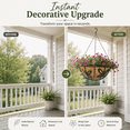 thumbnail image 4 of Diceymbol Hanging Planters for Indoor Outdoor Plants, Black Metal Hanging Planter Basket with Butterfly Cutouts and Coco Liner for Patio Yard Home Garden Decor 16 Inch, 4 of 9
