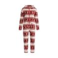 thumbnail image 1 of Lucakuins Christmas Family Romper ropa de dormir, estampado de copos de nieve manga larga cuello redondo/mono largo con capucha Lucakuins moda, 1 of 9