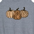 thumbnail image 3 of Instant Message - Brown Plaid Pumpkins - Women's Racerback Tank Top, 3 of 6