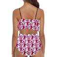 thumbnail image 3 of FcBaudy Womens Swimsuits Two Piece Swimsuit for Women Bathing Suit for Women Tankini Swimsuits for Women Women's Ruffled Bikini Swimsuit Set Women Swimsuit, 3 of 5
