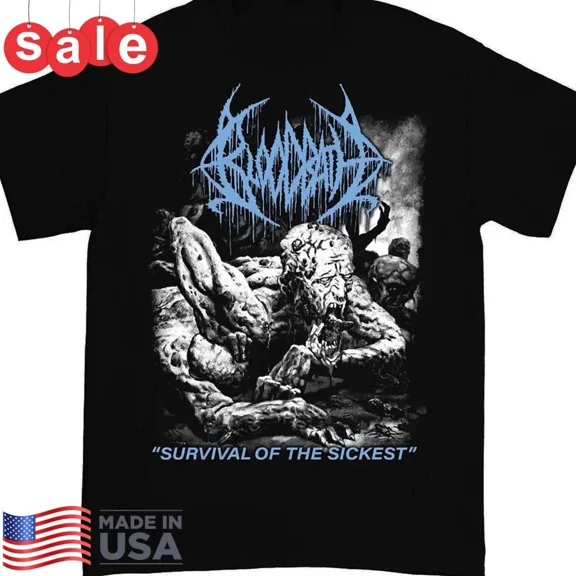 Reprint Rare VINTAGE New Bloodbath Survival Of The Sickest Gift For Fans Unisex S-5XL Shirt