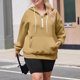 thumbnail image 1 of HongQid Womens Sweatshirts Quarter Half Zip Pullover Oversized Hoodies Fall Fashion Winter Jackets Pullover, 1 of 4