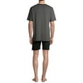thumbnail image 4 of Hanes Men's Soft Modal Pajama Short Sleeve Top and Short Set, 4 of 6