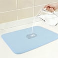 thumbnail image 3 of Unique Bargains Microfiber Kitchen Drying Mat with Lanyard Blue 15.7*11.8 inch, 3 of 6