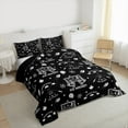 thumbnail image 3 of Castle Fairy Ice Hockey Winter Sport 3-Piece Queen Size Comforter Set, 3 of 8