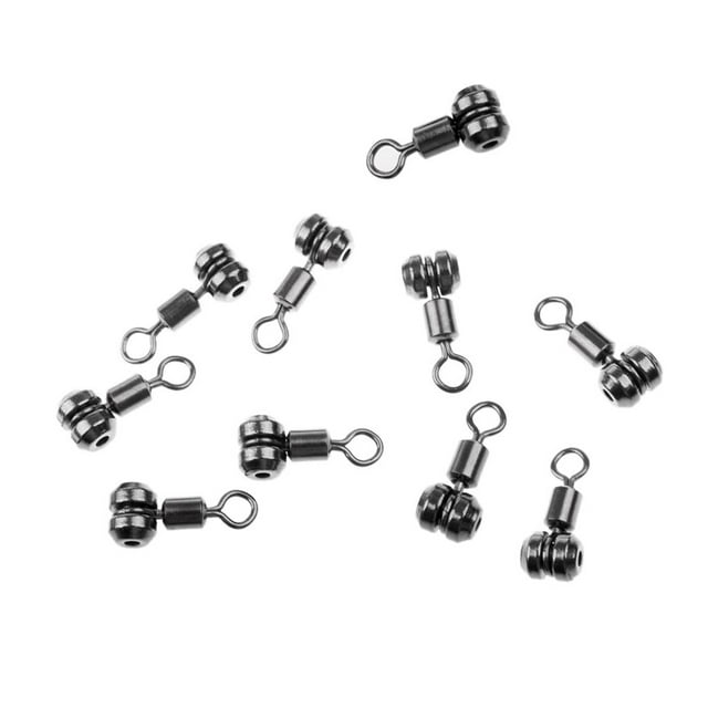 Giratorios de línea kusrkot 10 Uds. accesorios de pesca Swivels