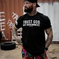 thumbnail image 2 of Combat Iron Trust God. Not Government. Men's T-Shirt 3Xl / Black, 2 of 4