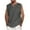 Dark Gray, variant on IROINNID Vest with Pocket for Men Summer Cotton And Linen Solid V-Neck Tie Sleeveless Tank Tops,Orange