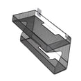 thumbnail image 4 of Lipstore Wall Hanging Router Shelf Holder Router Rack for Media Boxes Remote Controls 40cmx10cmx20cm, 4 of 7