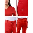 thumbnail image 5 of Adar Pro Breakthrough Plus Scrub Set For Women - Enhanced V-Neck Top & Multi Pocket Pants - 4400 - Apple - 2X, 5 of 7