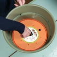 Bloem UpsADaisy Round Planter Lift Insert 13" Orange