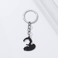 thumbnail image 3 of Collares a juego de gatos Collares para mejores amigos Collar de la amistad con corazón Yin Yang Para 2 hechos de acero inoxidable, no se desvanecerá, 3 of 5