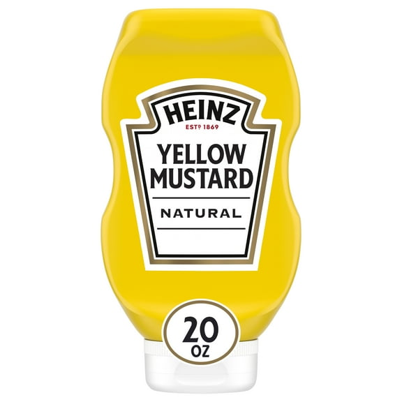 Heinz Yellow Mustard, 20 oz Bottle