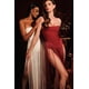 thumbnail image 4 of Vestido Bellabarnetten Valentina sin tirantes con flecos, 4 of 10