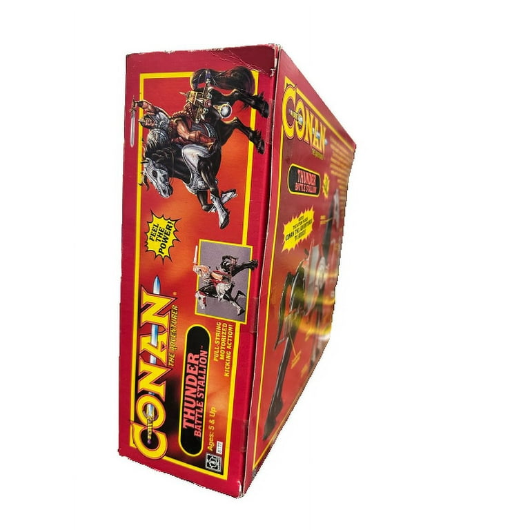 Figurine Conan + Cheval Thunder Battle Stallion Hasbro – Collection Vintage