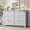 Gray, variant on Memoryfield 6 Drawer Wooden Dresser, Modern Chest of Drawers with Deep Drawers, Large Storage Dresser for Bedroom Entryway Hallway, Pink