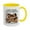 Yellow, variant on xiziHUAN9C Custom Photo Mug, 11 oz, Personalized Coffee Cup with Pictures and Text,Blue