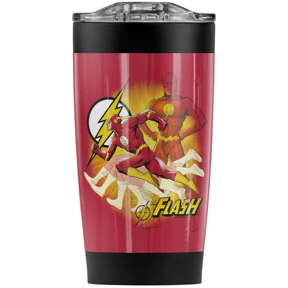 The Flash Lightning Fast Stainless Steel Tumbler 20 oz Coffee Travel Mug/Cup, Vacuum Insulated & Double Wall with Leakproof Sliding Lid | Great for Hot Drinks and Cold Beverages
