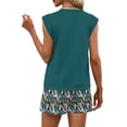 thumbnail image 6 of Two Piece Sets for Women Trendy Short Sets Beach Vacation Clothes Airport Travel Cruise Summer Outfits Blue L, 6 of 6