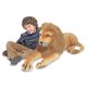 thumbnail image 2 of Melissa & Doug Animal de Peluche Gigante de Le&oacute;n, Vida Silvestre, Rostro Regio, Tela Suave, 55.88 cm alto x 193.04 cm ancho x 38.1 cm largo Melissa & Doug NA, 2 of 3