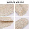 thumbnail image 3 of facefd 4Pcs 36cm Japanese Style Round Braided Placemats for Dining Table Heat Resistant Non- for Slip Kitchen Coasters Blue, 3 of 6