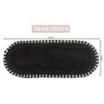 thumbnail image 3 of Home Weavers Hampton Crochet Bath Mat Cotton Bathroom Rugs, Machine Washable Rug, Extra Soft and Absorbent bath Rug, Kitchen Mat, Bath Mat Set, Bath Floor Mat Reversible, 21"x54" Runner, Gray, 3 of 5