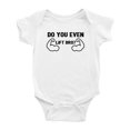 thumbnail image 1 of Do You Even Lift Bro? Cute Baby Bodysuits Unisex, 1 of 3