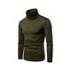 thumbnail image 1 of Sonducket Camisa térmica de algodón con cuello alto para hombre, jersey de manga larga, , para otoño e invierno, para el hogar y la oficina, Ropa interior Verde oscuro S, 1 of 6