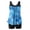 Navy-1, variant on Blouson Tankini Swimsuits for Women Tie Dye Modest Tankinis Two Piece Bathing Suits with Swim Shorts(Sky Blue M)
